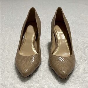 Cole Haan Brown Textured Heels